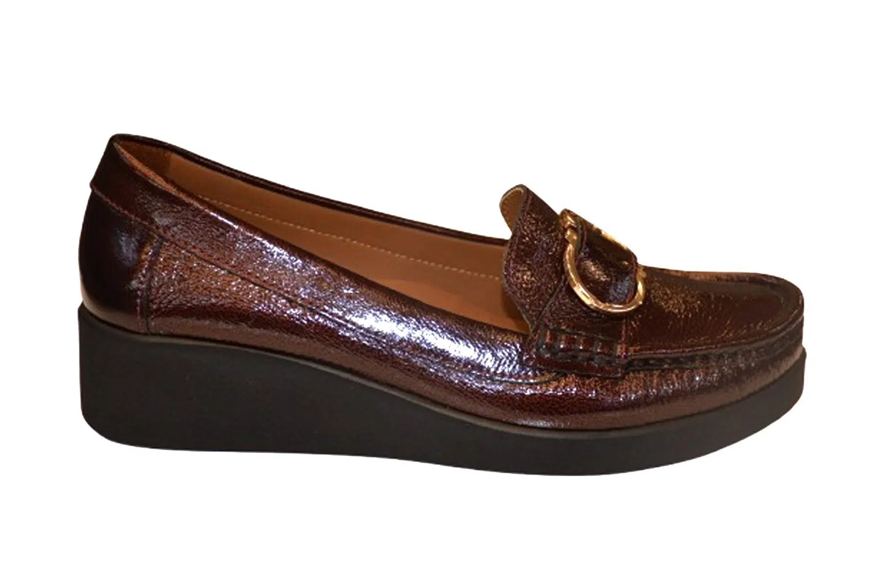 Kadın Hakiki Deri Ayakkabı Fth.0021 - Rugan Bordo